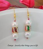 Traditional bling earrings