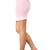 N-gal:Pink plain polyester and spandex casual short-skirt. its free size fits perfectly to xs-l.