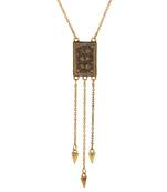 Designer pendant chic bronze cocktail party jewellery