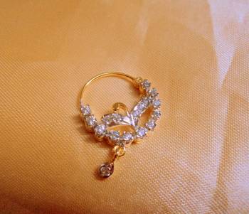 Royal American Diamond Nose Ring 4