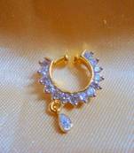 Elegant American Diamond Spring Nosering