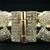 9blings broad hinge openable cuff 1pc cz rhinestone kada bangle l4033