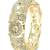 9blings broad hinge openable cuff 1pc cz rhinestone kada bangle l4033