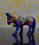eCraftIndia Meenakari Metallic  Colorful Horse