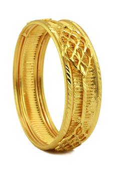 Gold Cubic Zirconia Bangles And Bracelets