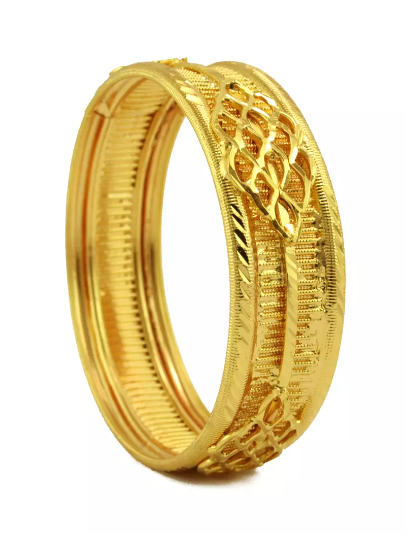 Gold Cubic Zirconia Bangles And Bracelets