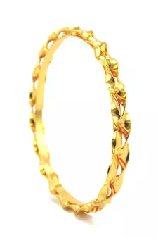 Gold Cubic Zirconia Bangles And Bracelets