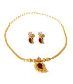 Gold Cubic Zirconia Necklace Sets