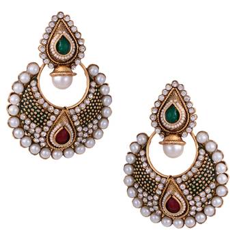 Multicolor pearl danglers-drops 1
