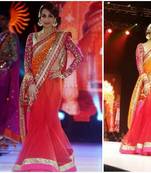 Bollywood malaika Arora khan at iifa Award Lehenga Style saree