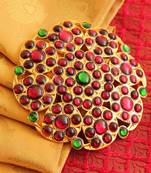 Beautiful Antique Kemp Peacock Hair Jewell (Rakodi)