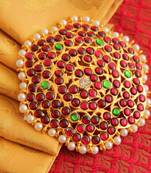 Beautiful Antique Kemp Flower Hair Jewell (Rakodi)