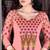 Peach embroidered Cotton unstitched salwar with dupatta