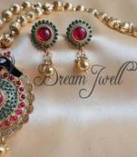 GORGEOUS KEMP PEACOCK NECKLACE SET dj16671
