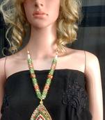 Multicolor pearl necklace