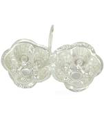 Silver Plated Haldi Kunku Karand And Kankavati And Kumkum Pooja Thali Set With Holder