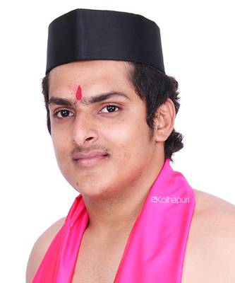 Handstitched Ready To Wear Typical Maharashtrain Black Gandhi Topi Turban For Men 2