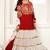 Ayesha Takia Red and Brown Long Anarkali Suit