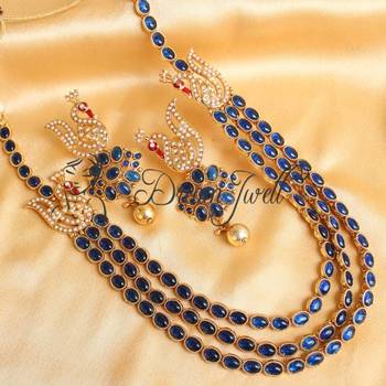GORGEOUS BLUE KEMP PEACOCK MUGAPPU 