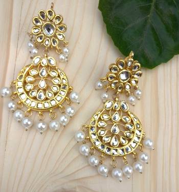 Kundan And Pearls Alia Chandbali 1
