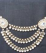 White stone waist belt