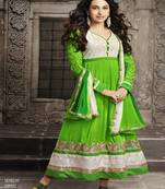 Karishma Kapoor Designer Parrot Anarkali Suit