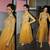 Deepika padukone in Golden Anarkali Churidar Suit