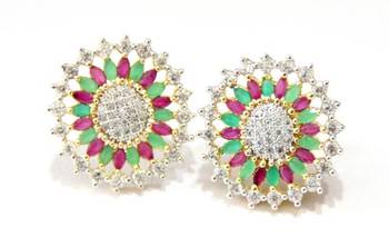Cz Stone Studded Big Tops 2