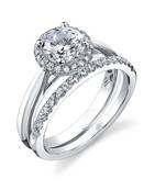 White Silver Plated Rings