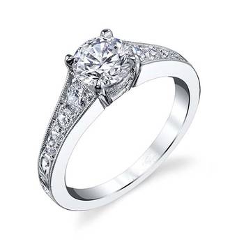White Silver Plated Rings 1
