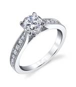 White Silver Plated Rings