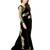 Black embroidered georgette saree with blouse