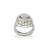 Oxidised Plated Ghost Face Theme Finger Ring Jewellery
