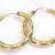 Traditional big golden bali earring