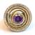 Classic victorian style colored stone ring