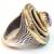 Classic victorian style colored stone ring