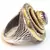 Classic victorian style colored stone ring