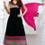 Evelyn Sharma Black Cotton Anarkali Suit