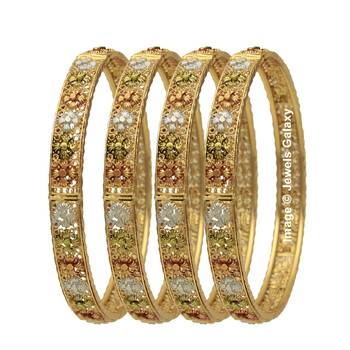 Multicolor pearl bangles 1