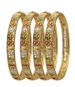 Multicolor pearl bangles