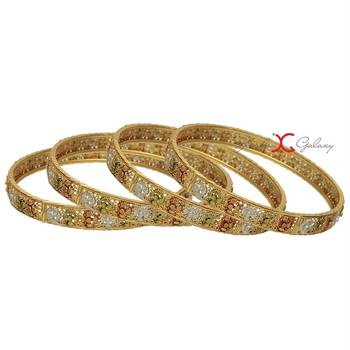 Multicolor pearl bangles 2