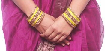 Yellow Dailywear Bangle Set 2