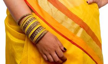 Yellow Dailywear Bangle Set 3