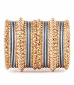 Traditional Grey Kundan Work For Both Hands