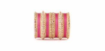 Traditional Pink Kundan Work For Both Hands 1