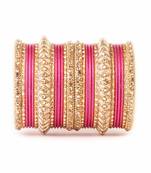 Traditional Pink Kundan Work For Both Hands