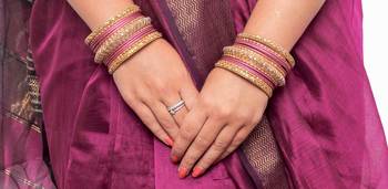 Traditional Pink Kundan Work For Both Hands 2