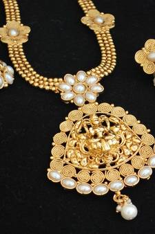 gold plated necklace sets