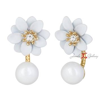 Multicolor cubic zirconia earrings 2