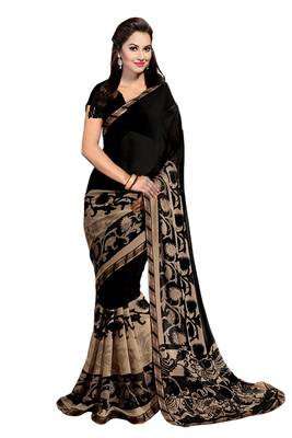 Multicolor Printed Bhagalpuri Silk Saree With Blouse 1